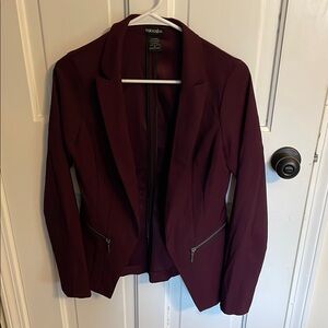 Eloquii Women's Burgundy Blazer